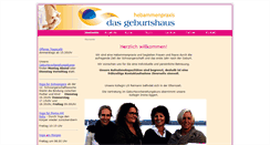 Desktop Screenshot of geburtshaus-flensburg.de